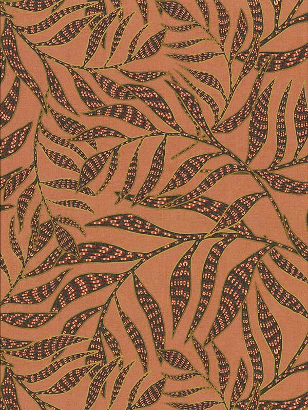 Montrose Coral Leaves Wallpaper 391554 by Eijffinger Wallpaper for sale at Wallpapers To Go