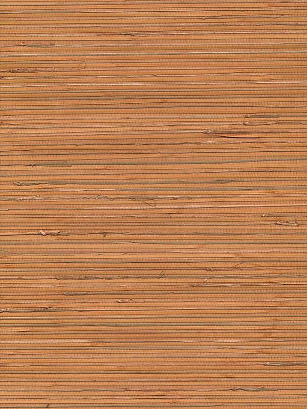 Honoka Peach Grasscloth Wallpaper 40180038 by Advantage Wallpaper for sale at Wallpapers To Go
