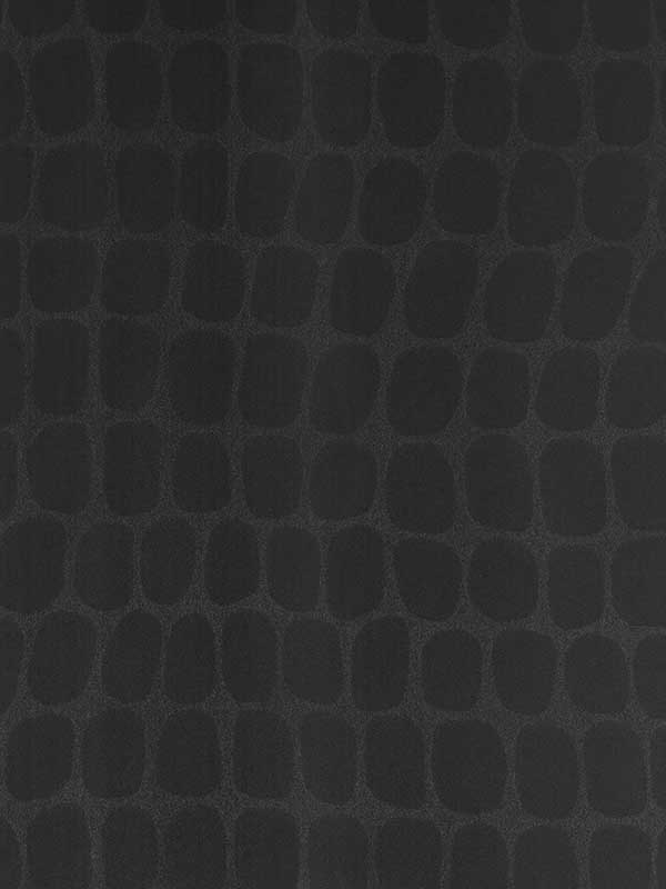 Hyde Black Graphic Croc Flock Wallpaper 300563 by Eijffinger Wallpaper for sale at Wallpapers To Go