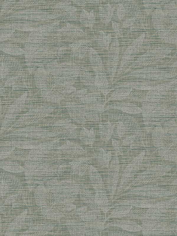 Lei Jade Etched Leaves Wallpaper 297186151 by A Street Prints Wallpaper for sale at Wallpapers To Go