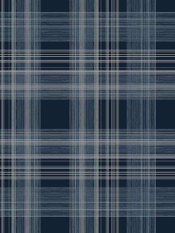 Rad Plaid Denim Blue Wallpaper SG10002 by NextWall Wallpaper for sale at Wallpapers To Go
