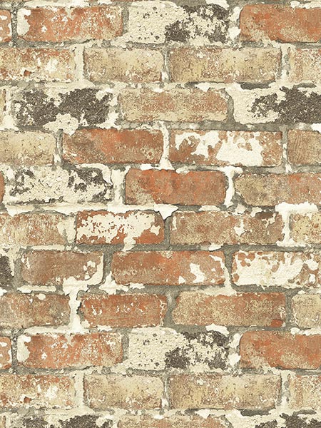 Brick Wallpaper IR70201 by Pelican Prints Wallpaper for sale at Wallpapers To Go