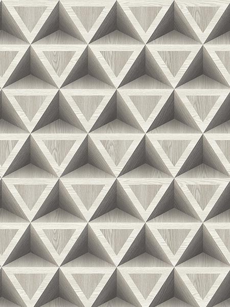 3D Wood Geometric Wallpaper IR71410 by Pelican Prints Wallpaper for sale at Wallpapers To Go