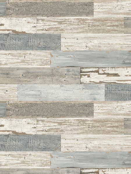 Distressed Wood Tile Wallpaper IR71502 by Pelican Prints Wallpaper for sale at Wallpapers To Go