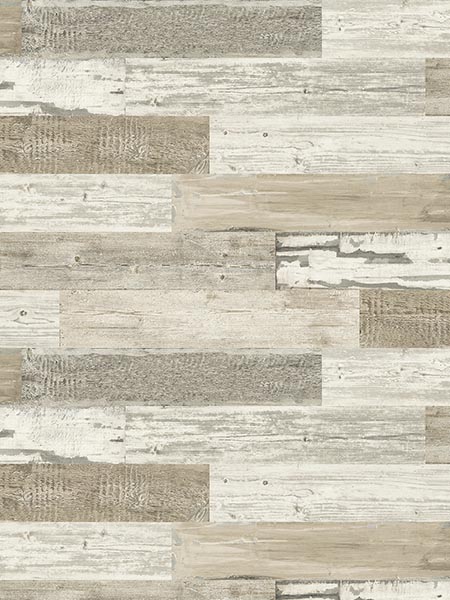 Distressed Wood Tile Wallpaper IR71506 by Pelican Prints Wallpaper for sale at Wallpapers To Go