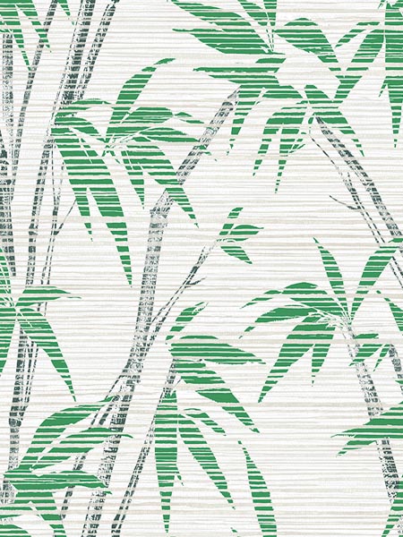 Tropical Bamboo Print Wallpaper AF40204 by Pelican Prints Wallpaper for sale at Wallpapers To Go