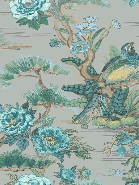 Bird Trail Wallpaper AF41704 by Pelican Prints Wallpaper for sale at Wallpapers To Go