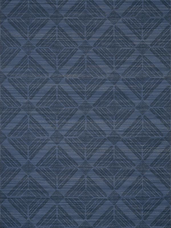 Teramo Navy Wallpaper T436 by Thibaut Wallpaper for sale at Wallpapers To Go