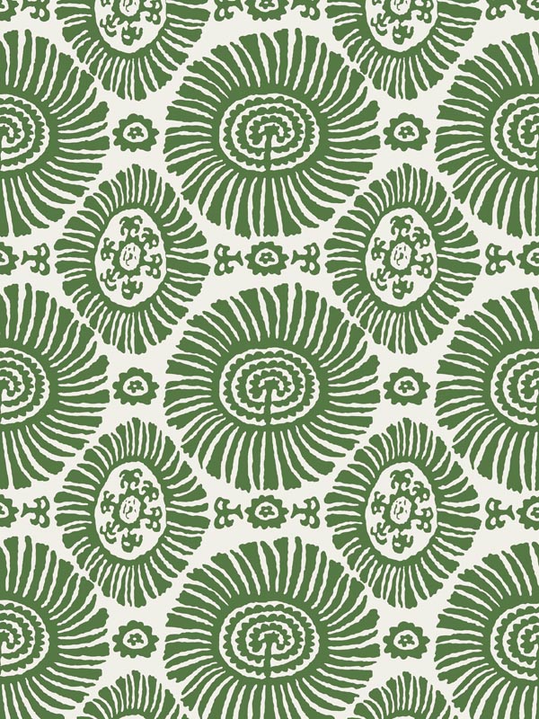 Solis Emerald Green Wallpaper T10081 by Thibaut Wallpaper for sale at Wallpapers To Go