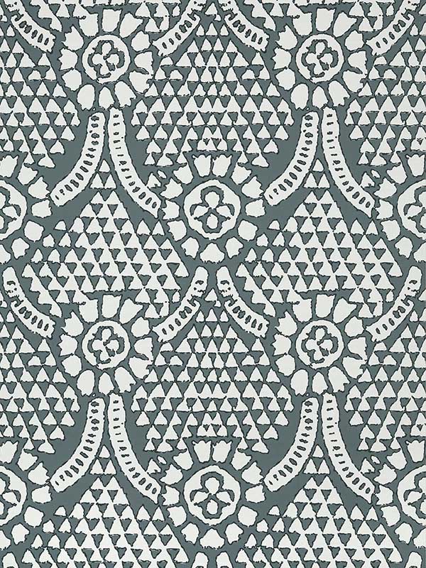 Chamomile Grey Wallpaper T14317 by Thibaut Wallpaper for sale at Wallpapers To Go