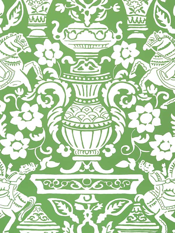 Galway Green Wallpaper T14359 by Thibaut Wallpaper for sale at Wallpapers To Go