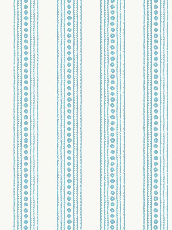 New Haven Stripe Turquoise Wallpaper T10609 by Thibaut Wallpaper for sale at Wallpapers To Go
