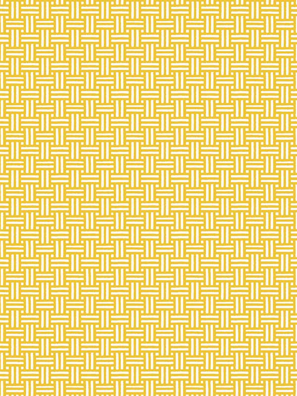 Piermont Yellow Wallpaper T10626 by Thibaut Wallpaper for sale at Wallpapers To Go