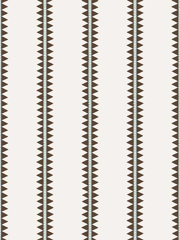 Reno Stripe Brown Wallpaper T13246 by Thibaut Wallpaper for sale at Wallpapers To Go