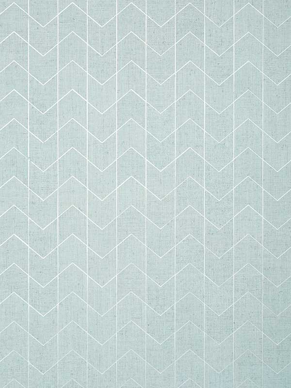 Cordoza Weave Spa Blue and Silver Wallpaper T27027 by Thibaut Wallpaper for sale at Wallpapers To Go