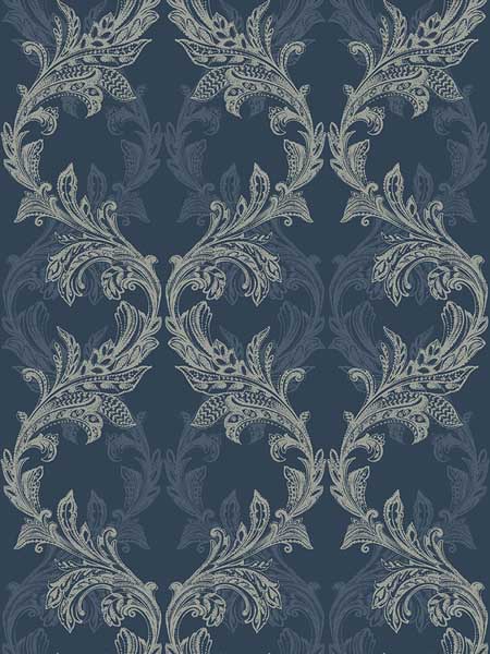 Damask Wallpaper SK90802 by Pelican Prints Wallpaper for sale at Wallpapers To Go
