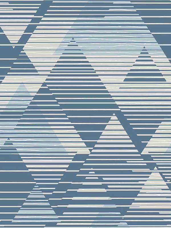 Abstract Triangles Striped Wallpaper SK30005 by Wallquest Wallpaper for sale at Wallpapers To Go