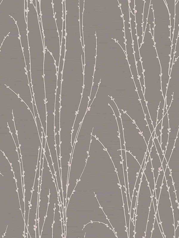 Botanicals Metallics Branches Wallpaper SK30021 by Wallquest Wallpaper for sale at Wallpapers To Go