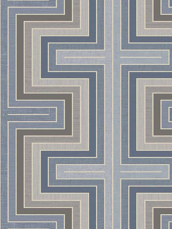 Maze Pewter Wallpaper FJ40508 by Mayflower Wallpaper for sale at Wallpapers To Go