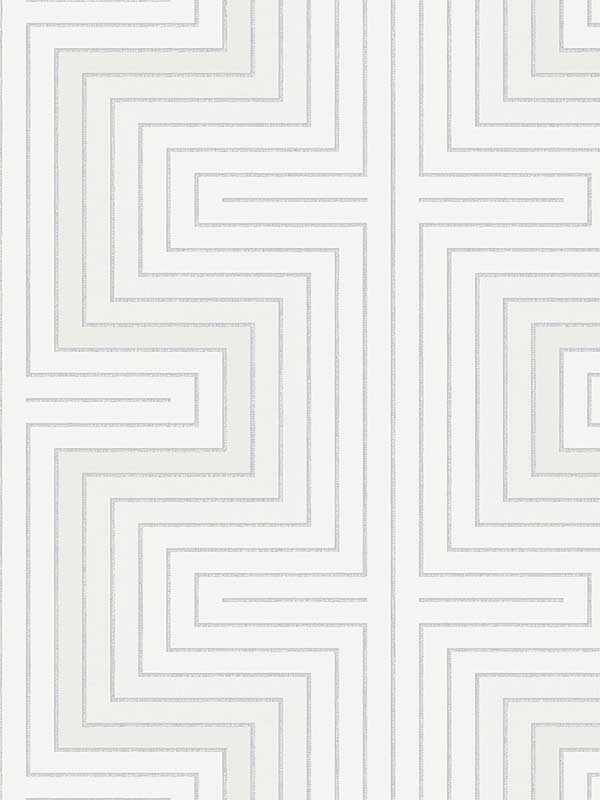 Maze Frost Wallpaper FJ40510 by Mayflower Wallpaper for sale at Wallpapers To Go