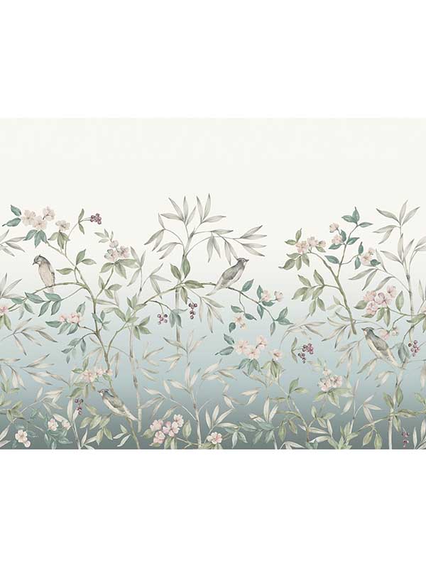 Chinoiserie 4 Panel Mural CN31100M by Wallquest Wallpaper for sale at Wallpapers To Go