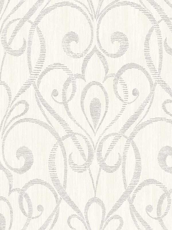 Paisley Damask Wallpaper 1301820 by Seabrook Wallpaper for sale at Wallpapers To Go