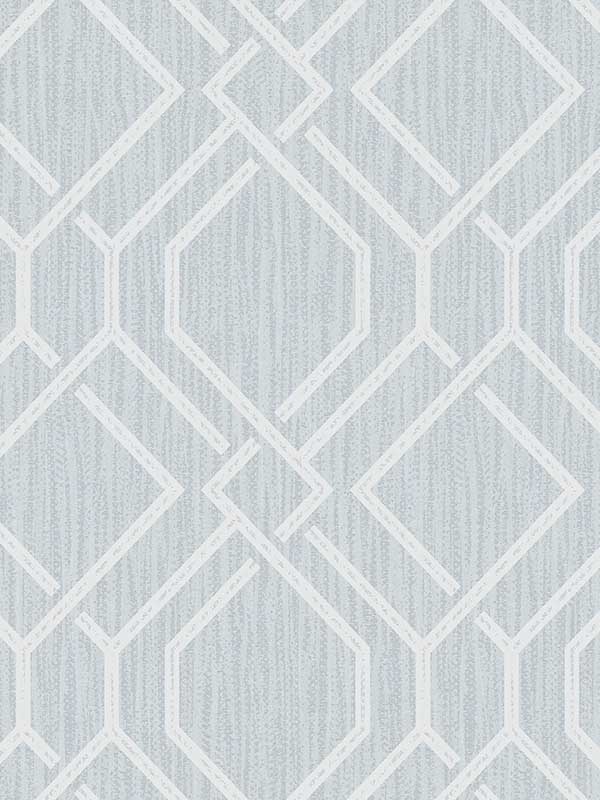 Frege Light Blue Trellis Wallpaper 402582522 by Advantage Wallpaper for sale at Wallpapers To Go