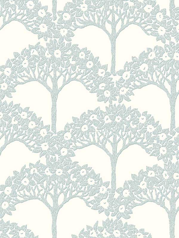 Dawson Turquoise Magnolia Tree Wallpaper 297026111 by A Street Prints Wallpaper for sale at Wallpapers To Go