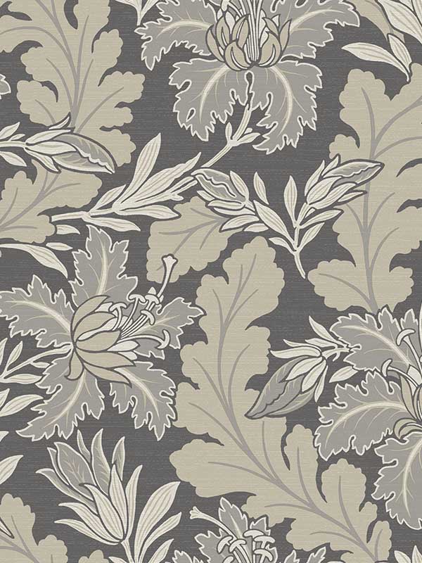 Butterfield Grey Floral Wallpaper 297026143 by A Street Prints Wallpaper for sale at Wallpapers To Go