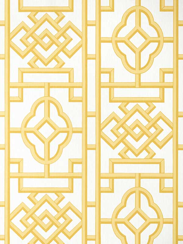 Gateway Yellow Wallpaper T13312 by Thibaut Wallpaper for sale at Wallpapers To Go