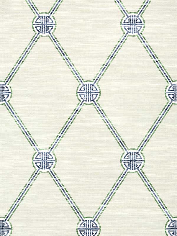 Turnberry Trellis Beige and Green Wallpaper T13352 by Thibaut Wallpaper for sale at Wallpapers To Go
