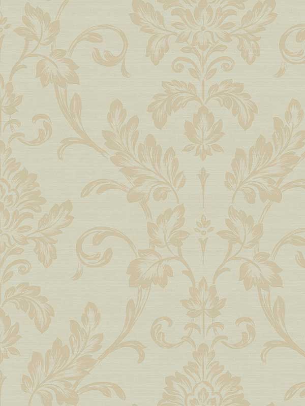 Antonella Gold Scroll Wallpaper 405821788 by Brewster Wallpaper for sale at Wallpapers To Go