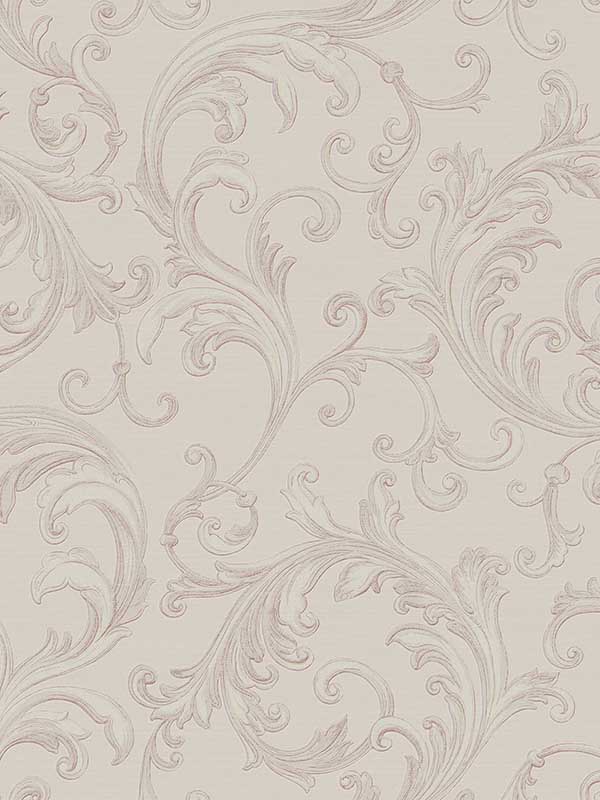 Noemi Rose Acanthus Wallpaper 405824835 by Brewster Wallpaper for sale at Wallpapers To Go
