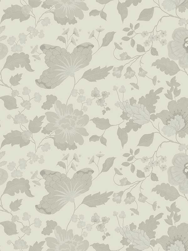 Vittoria White Floral Wallpaper 405824844 by Brewster Wallpaper for sale at Wallpapers To Go