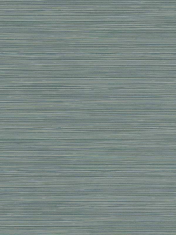 Bondi Teal Grasscloth Texture Wallpaper 298440902 by Warner Wallpaper for sale at Wallpapers To Go
