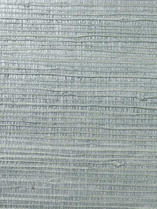 Jute Blue Smoke and Metallic Silver Wallpaper LN11807 by Seabrook Wallpaper for sale at Wallpapers To Go