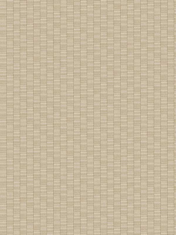 Deco Spliced Stripe Metallic Gold and Parchment Wallpaper KTM1433 by Seabrook Wallpaper for sale at Wallpapers To Go