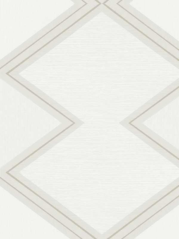 Diamond Twist White Cream Wallpaper BW3821 by York Wallpaper for sale at Wallpapers To Go