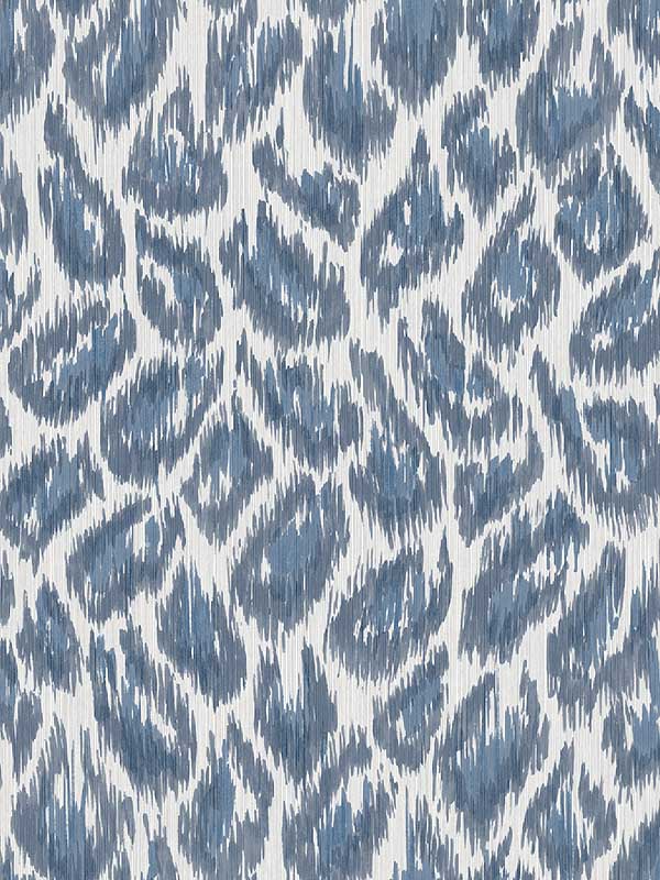 Electra Blue Leopard Spot String Wallpaper 297390301 by A Street Prints Wallpaper for sale at Wallpapers To Go