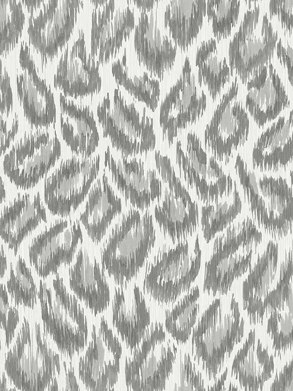 Electra Grey Leopard Spot String Wallpaper 297390302 by A Street Prints Wallpaper for sale at Wallpapers To Go