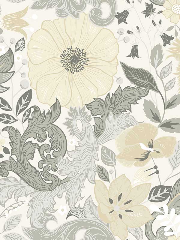 Victoria Pastel Floral Nouveau Wallpaper 299913106 by A Street Prints Wallpaper for sale at Wallpapers To Go