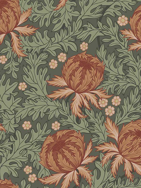Arthur Green Thistle Wallpaper 299939028 by A Street Prints Wallpaper for sale at Wallpapers To Go
