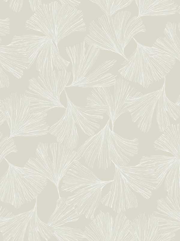 Ginkgo Toss Glint Wallpaper DD3744 by Antonina Vella Wallpaper for sale at Wallpapers To Go