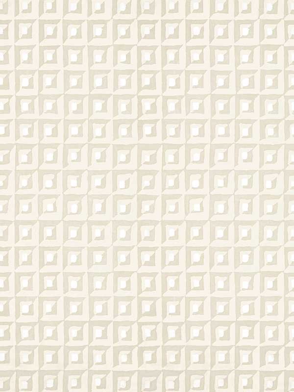 Square Dance Beige Wallpaper T12847 by Thibaut Wallpaper for sale at Wallpapers To Go