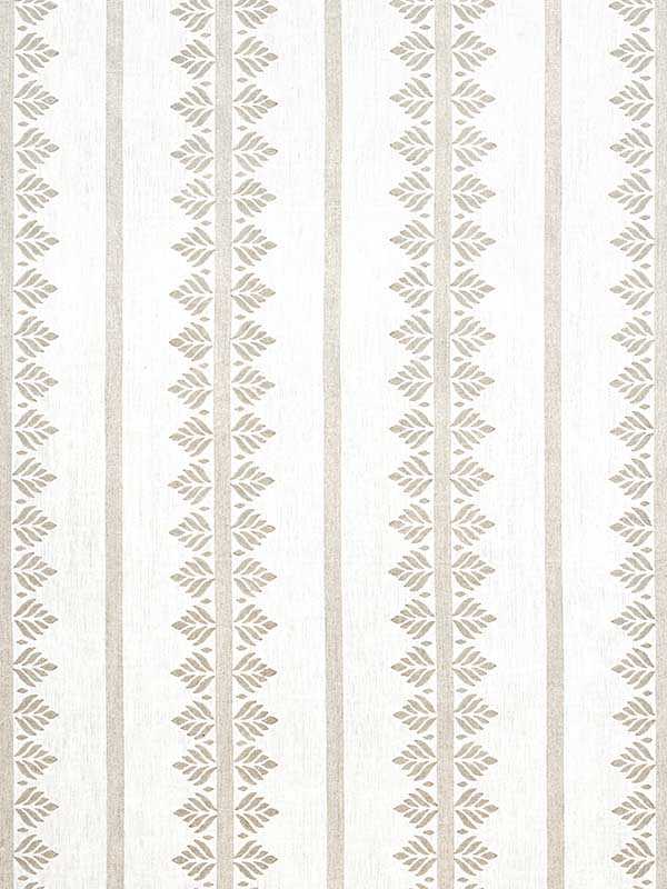 Fern Stripe Beige Fabric AF15104 by Anna French Fabrics for sale at Wallpapers To Go