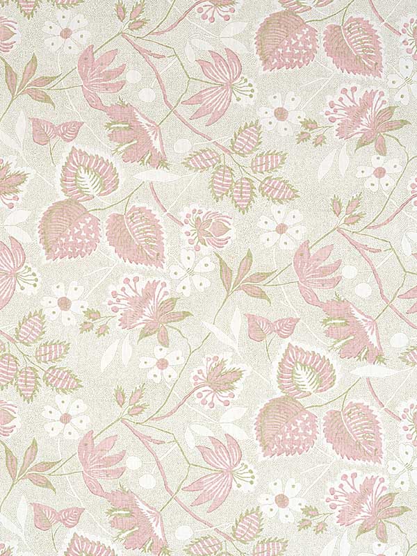 Indienne Hazel Blush Fabric AF15113 by Anna French Fabrics for sale at Wallpapers To Go