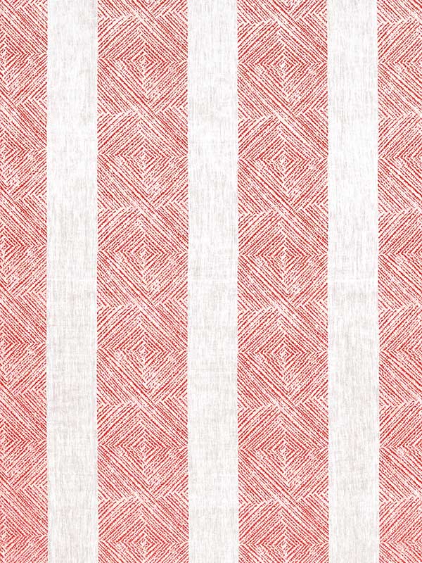 Clipperton Stripe Red Fabric AF15126 by Anna French Fabrics for sale at Wallpapers To Go