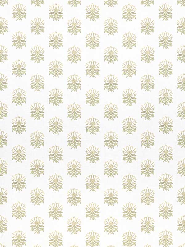 Milford Beige and Green Fabric AF15158 by Anna French Fabrics for sale at Wallpapers To Go