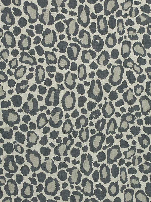 African Leopard Grey Fabric AF72976 by Anna French Fabrics for sale at Wallpapers To Go