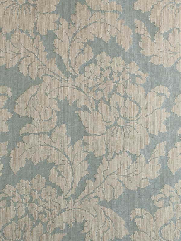 Caserta Damask Aqua Fabric AW72982 by Anna French Fabrics for sale at Wallpapers To Go